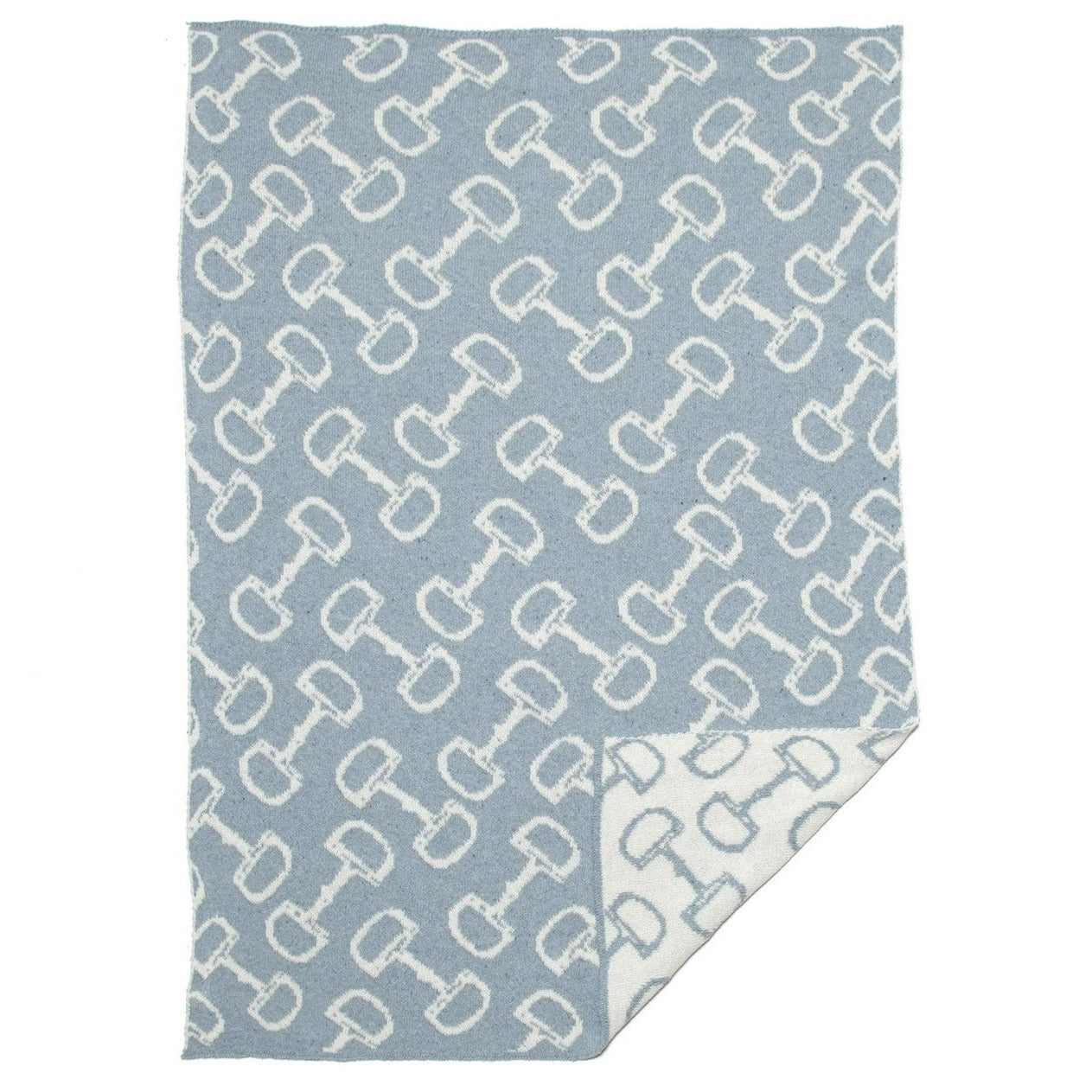 Eco Bits  Throw Blanket - Blue | Malvern Saddlery