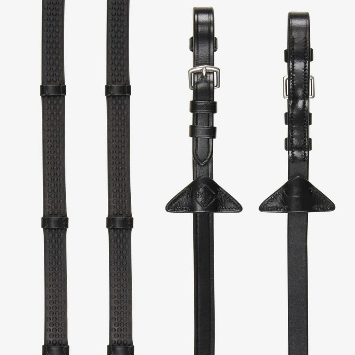 LeMieux Magna Grip Reins - Black | Malvern Saddlery