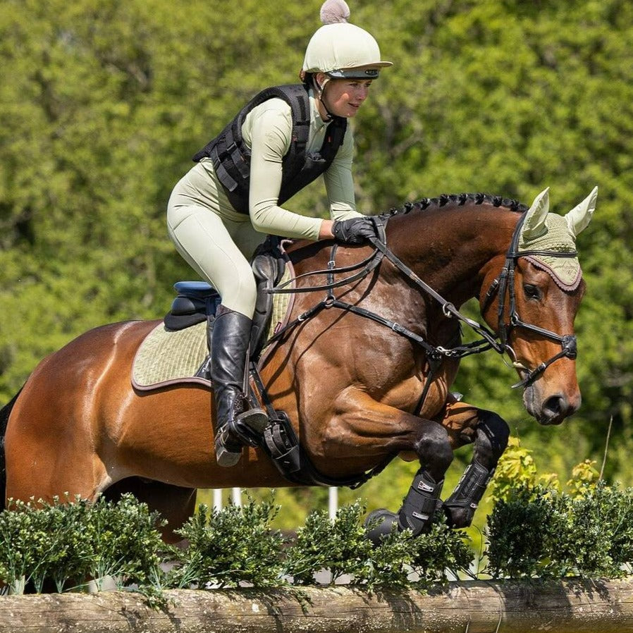 LeMieux Suede Close Contact Square Saddle Pad - Fern | Malvern Saddlery