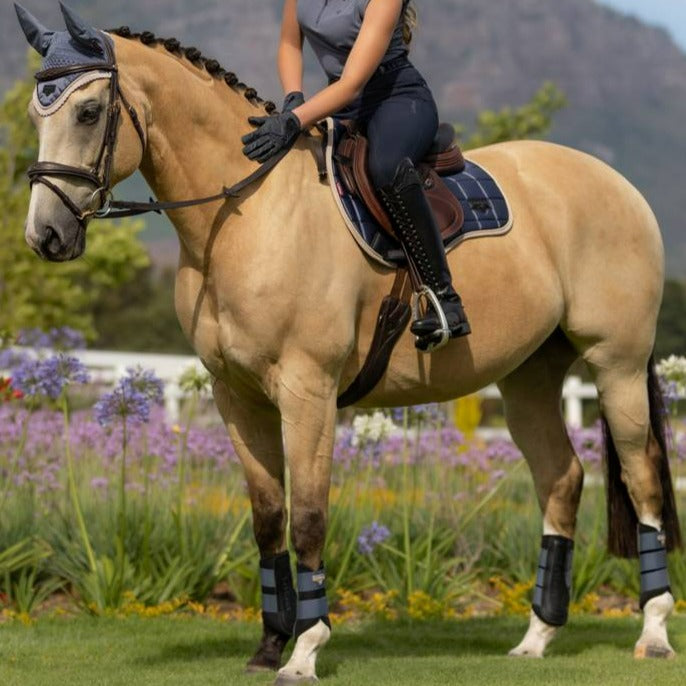 LeMieux Loire Classic GP Square Saddle Pad - Jay Blue| Malvern Saddlery