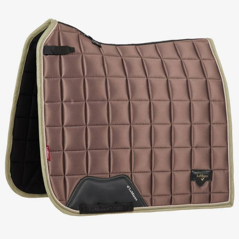 LeMieux Loire Memory Dressage Square Saddle Pad - Walnut | Malvern Saddley