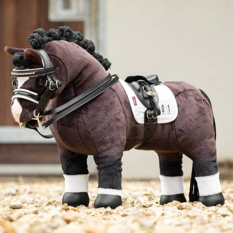 LeMieux Toy Pony - Dressage - Valegro, shown with dressage bridle & saddle | Malvern Saddlery