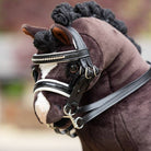 LeMieux Toy Pony Double Dressage Bridle, shown on Valegro Toy Pony | Malvern Saddlery