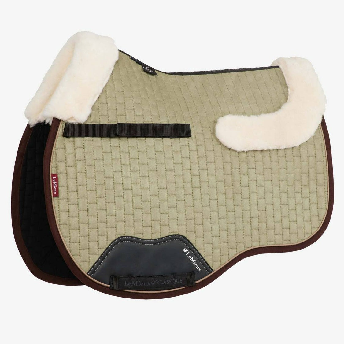 LeMieux Suede-Merino GP Saddle Pad - Fern | Malvern Saddlery