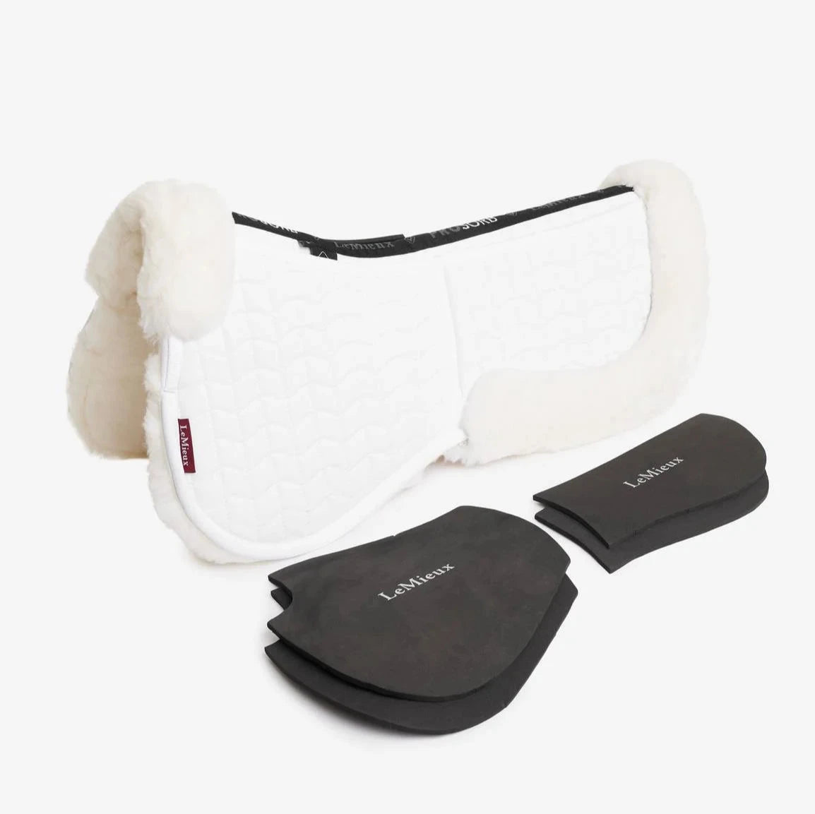 LeMieux Merino ProSorb Half Pad - White | Saddle Accessories | Malvern Saddlery