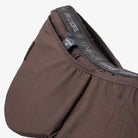 LeMieux ProSorb Plain 2 Pocket Half Pad - Brown, pocket detail | Malvern Saddlery