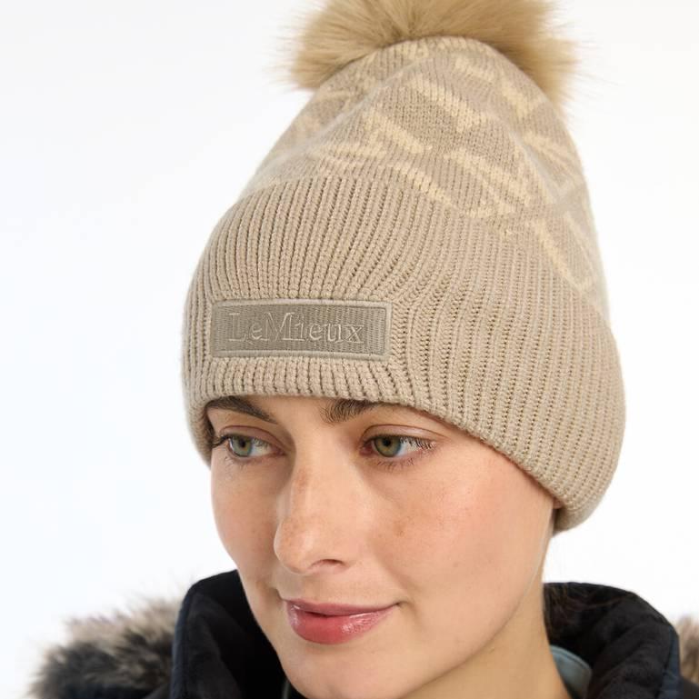 LeMieux LM Beanie _ Stone | Malvern Saddlery