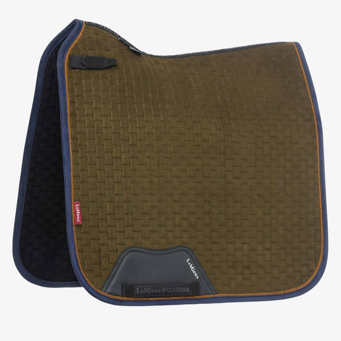 LeMieux Suede Dressage Square Saddle Pad - Alpine | Malvern Saddlery