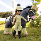 LeMieux Toy Pony - "Comet" shown outdoors with accessories & toy rider | Malvern Saddlery