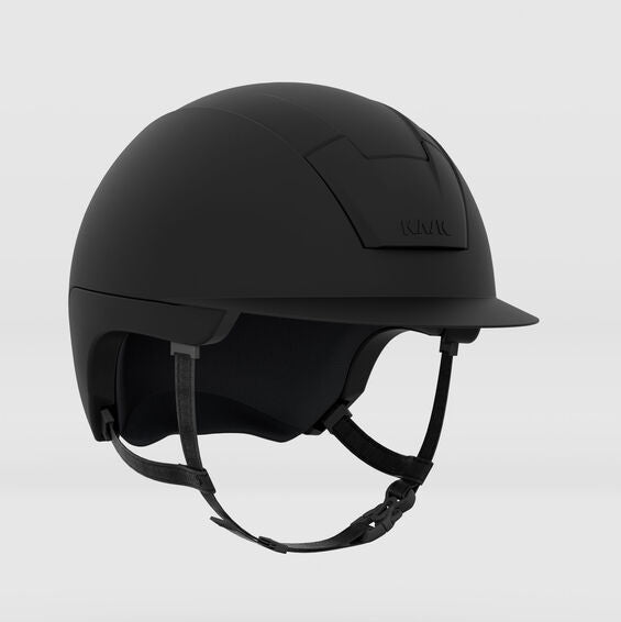 KASK Kooki Shadow Helmet - Black on light gray background | Malvern Saddlery