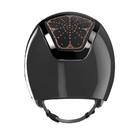 Kask Dogma Shine Equestrian Helmet - Anthracite Shell, Black Chrome Frame, Riviera Vintage Rose Swarovski pattern | Malvern Saddlery