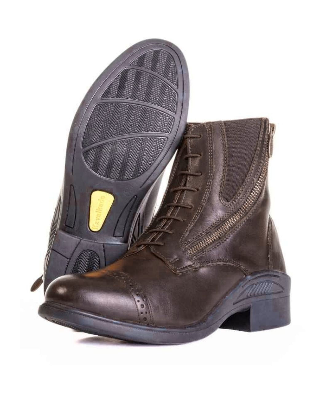 Kavalkade Leather Romulus  Side Zip Paddock Boot - Brown | Riding Boots  | Malvern Saddlery