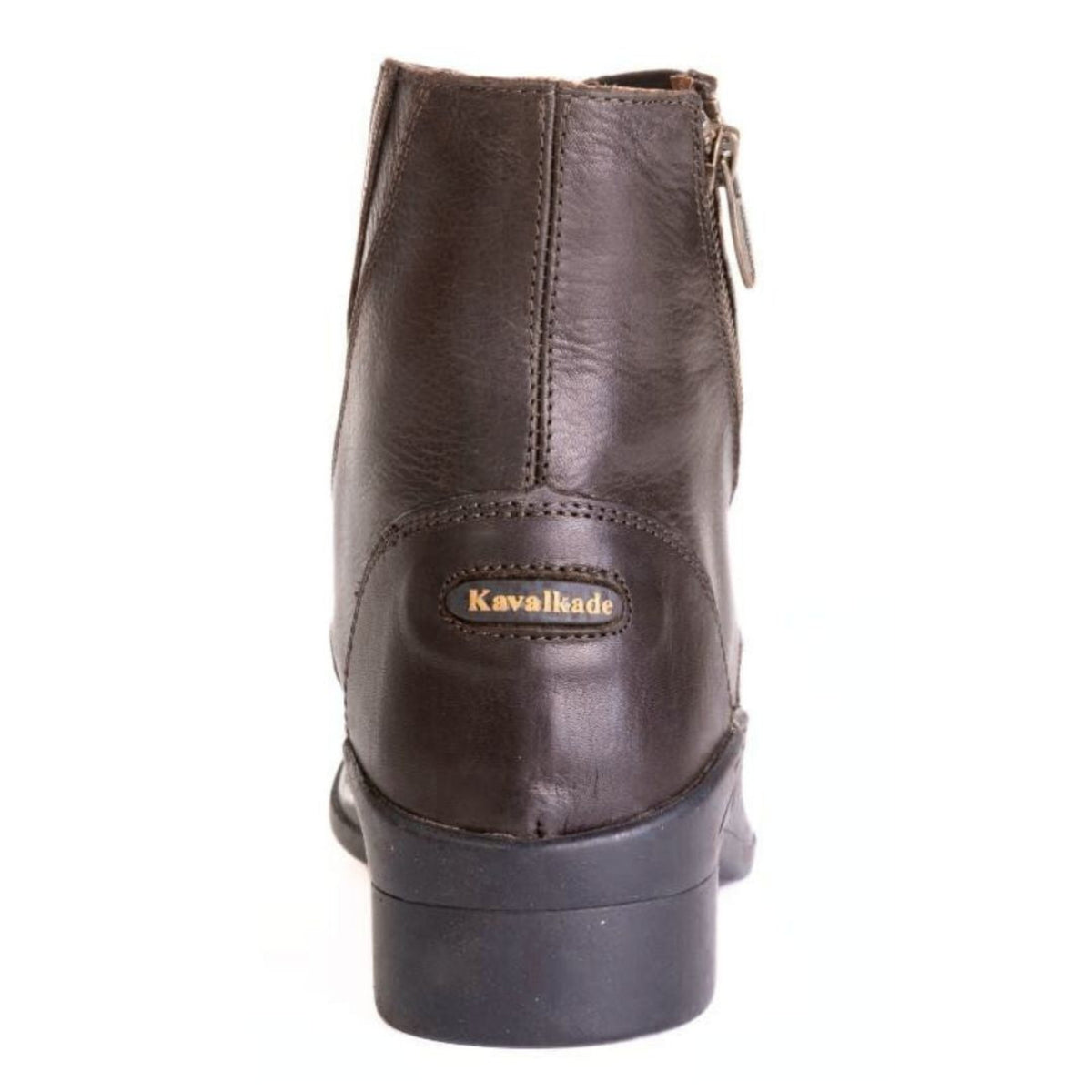 Kavalkade Leather Romulus  Side Zip Paddock Boot  - Brown, back view| Riding Boots  | Malvern Saddlery