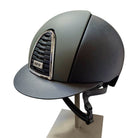 KEP Italia Cromo 2.0 Texturized Two Tone Helmet - Navy/Gray custom designed | Malvern Saddlery