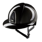 KEP Italia Cromo 2.0 Shine Equestrian Helmet - Polo Brim - Black  | Malvern Saddlery