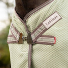 LeMieux Kudos Bamboo Cooler- Fern, front closure detail | Malvern Saddlery