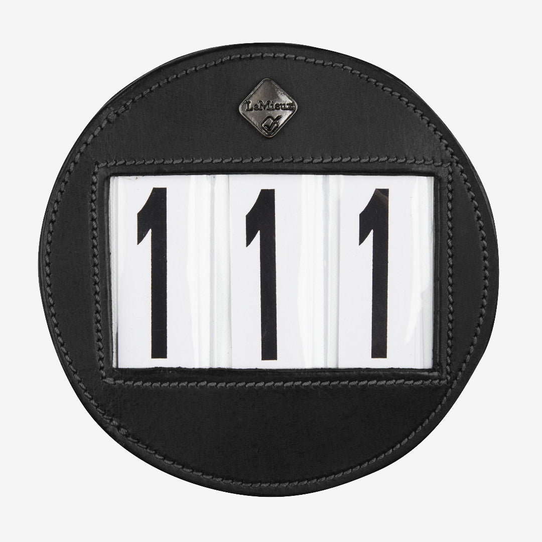 LeMieux Bridle Number Holder - Black | Riding Accessories | Malvern Saddlery