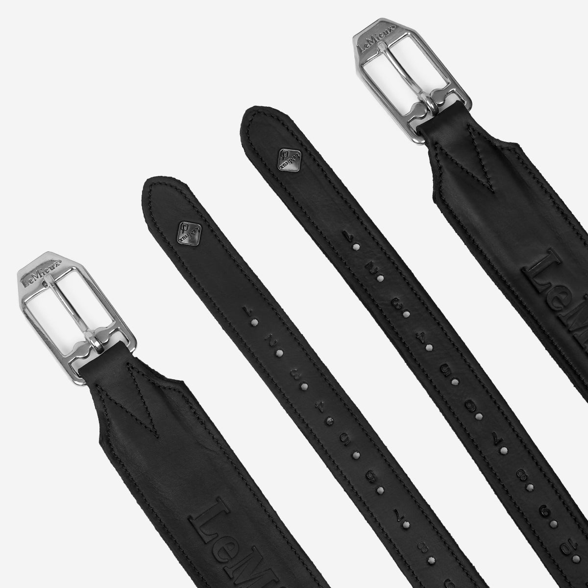 LeMieux Vector Pro Stirrup Leathers- Black | Tack Shop | Malvern Saddlery