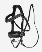 LeMieux Hobby Horse Competition Bridle - Black with White Fancy Stitching | Equestrian Pretend Play | Malvern Saddlery