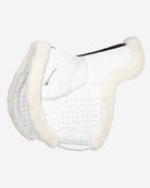 LeMieux Merino+ ProSorb Hunter Pro Saddle Pad - White/White trim | Malvern Saddlery