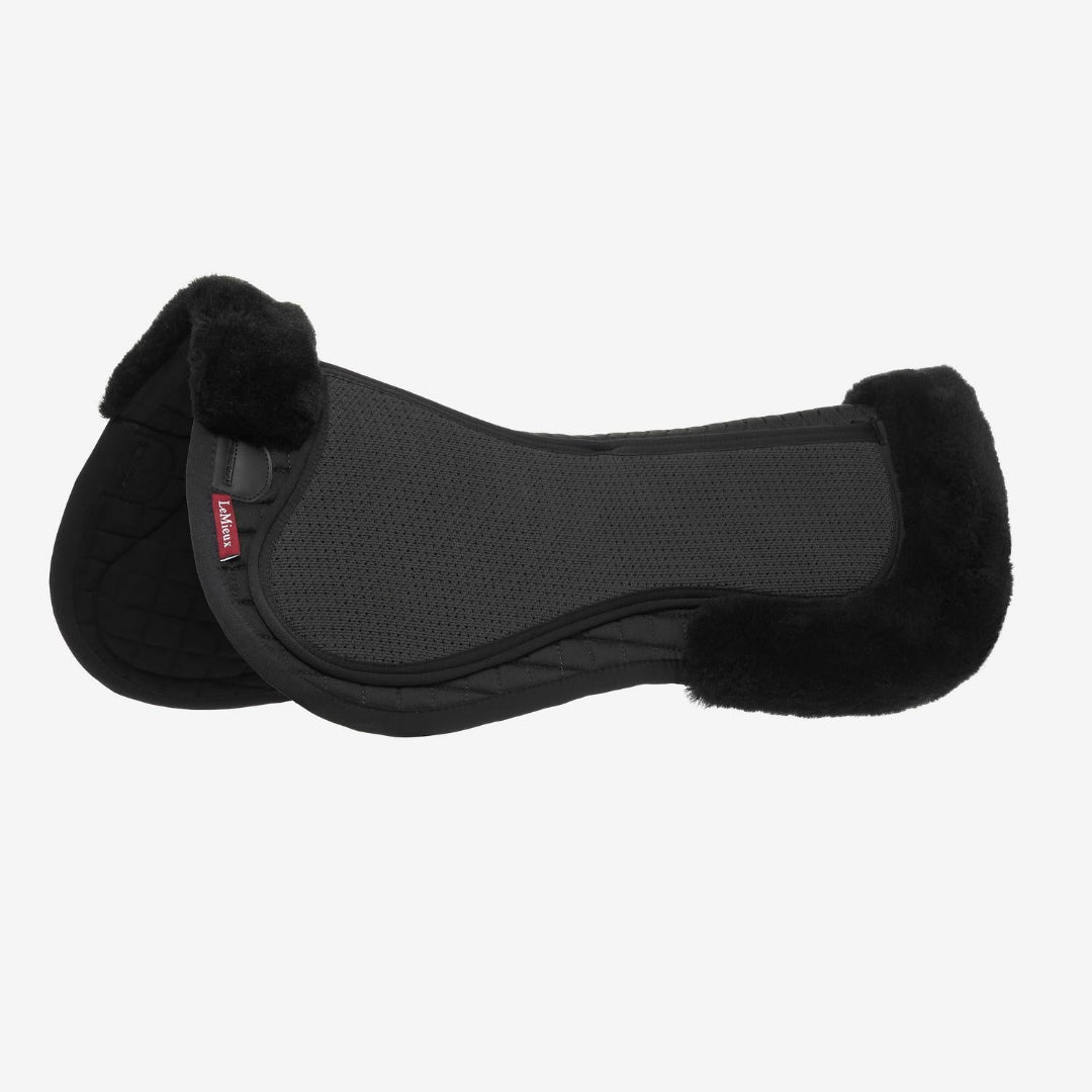 LeMieux Streamline Half Pad - Black/Black  | Equestrian Correction Pads | Malvern Saddlery