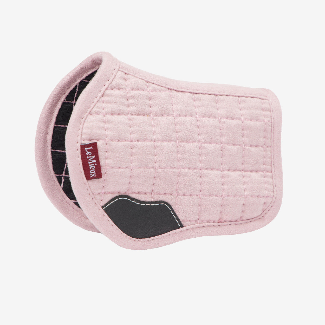 LeMieux Toy Pony Saddle Pad - Blossom Pink, shown on 'Storm' with additional accessories | Malvern Saddlery