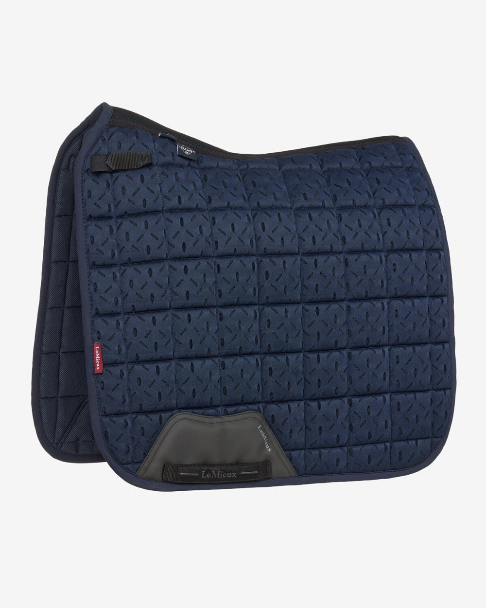LeMieux 3D Mesh Self Cool Dressage Saddle Pad  - Navy blue  on a white background | Malvern Saddlery