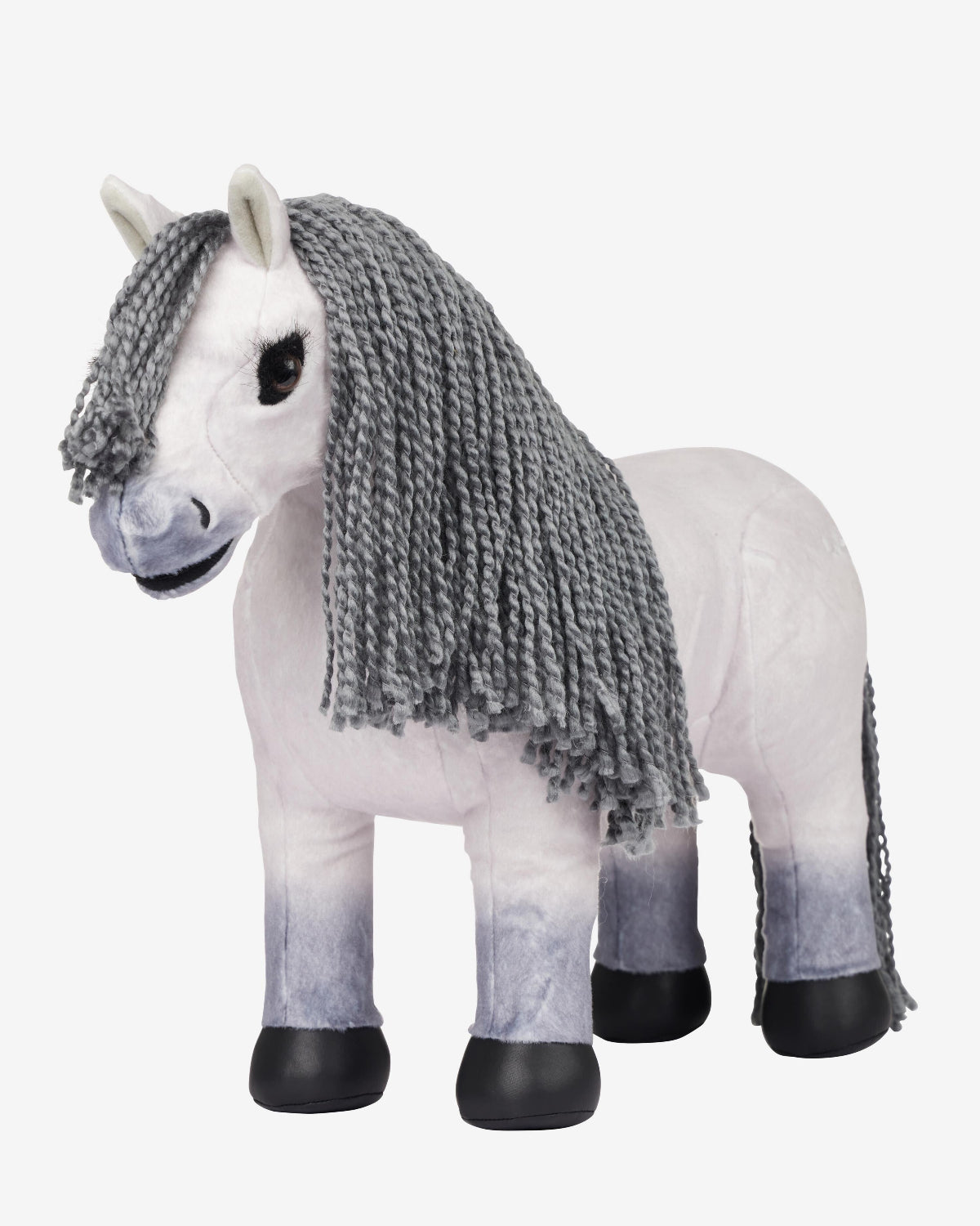 LeMieux Toy Pony - "Blanca", white plush with gray mane | Children's Toys | Malvern Saddlery