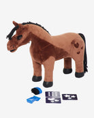 LeMieux Toy Pony - "Gracie" -Plush horse toy with grooming tools and stickers on a white background | Malvern Saddlery