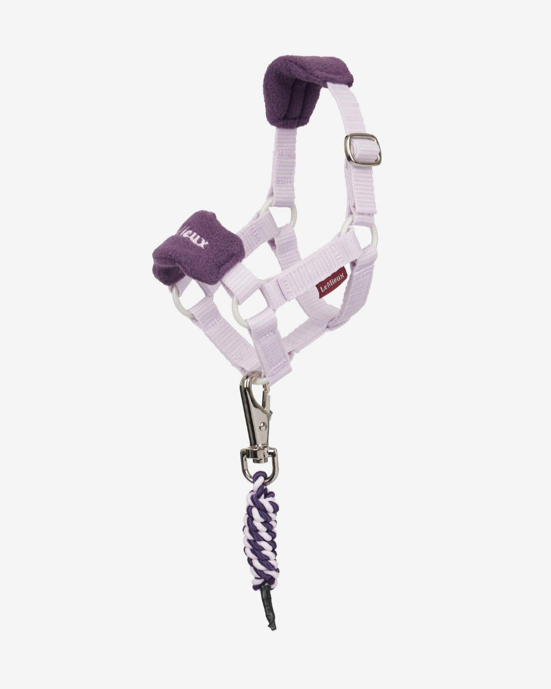 LeMieux Toy Pony Headcollar Halter - Lilac & Juniper, shown on white background | Malvern Saddlery