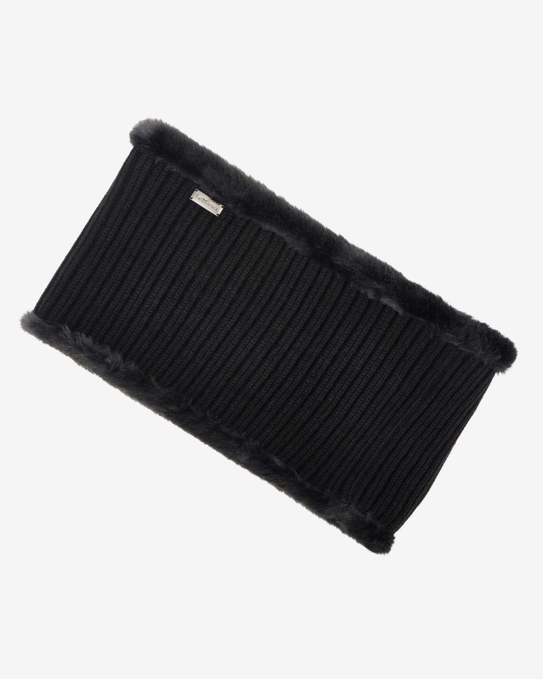 LeMieux Aspen Snood - Black; shown  against white background | Hats, Gloves & Scarves | Malvern Saddlery