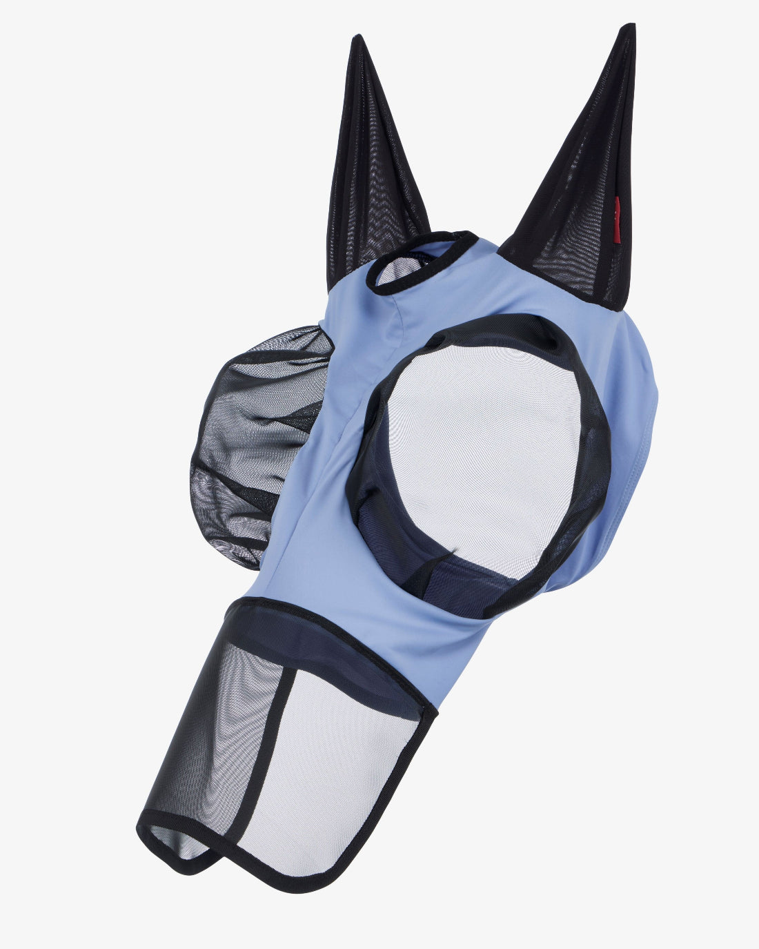 LeMieux Bug Relief Full Fly Mask - Powder Blue; on white background | Horse Fly Protections | Malvern Saddlery