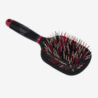 LeMieux Tangle Tidy Mane & Tail Brush - Black, Red; brush side | Malvern Saddlery