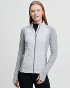 LeMieux Women's Maddie Hybrid Jacket - Light Gray | Riding Apparel | Malvern Saddlery