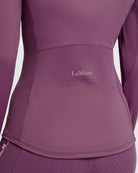 LeMieux Young Rider Airflow Base Layer - Mallow Pink; back lower back detail| Malvern Saddlery