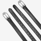 LeMieux Arika Stirrup Leathers - Black | Tack Shop | Malvern Saddlery