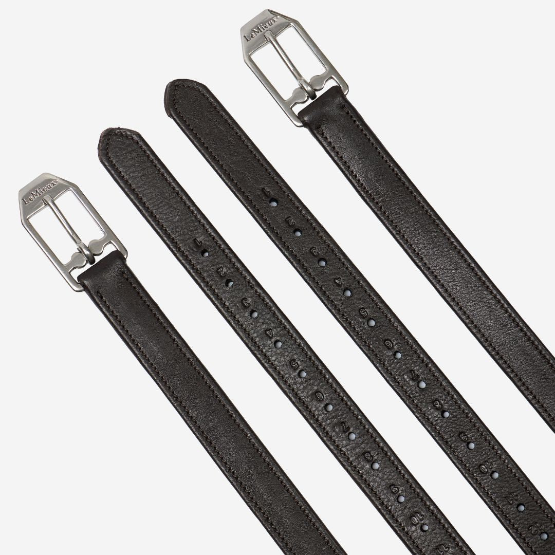 LeMieux Arika Stirrup Leathers - Brown | Tack Shop | Malvern Saddlery