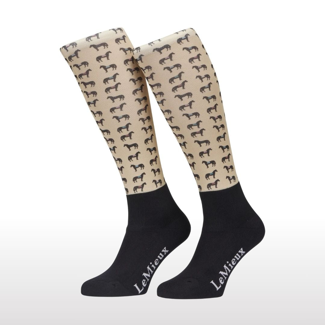 LeMieux Florence Footsie Sock - Cream - | Malvern Saddlery