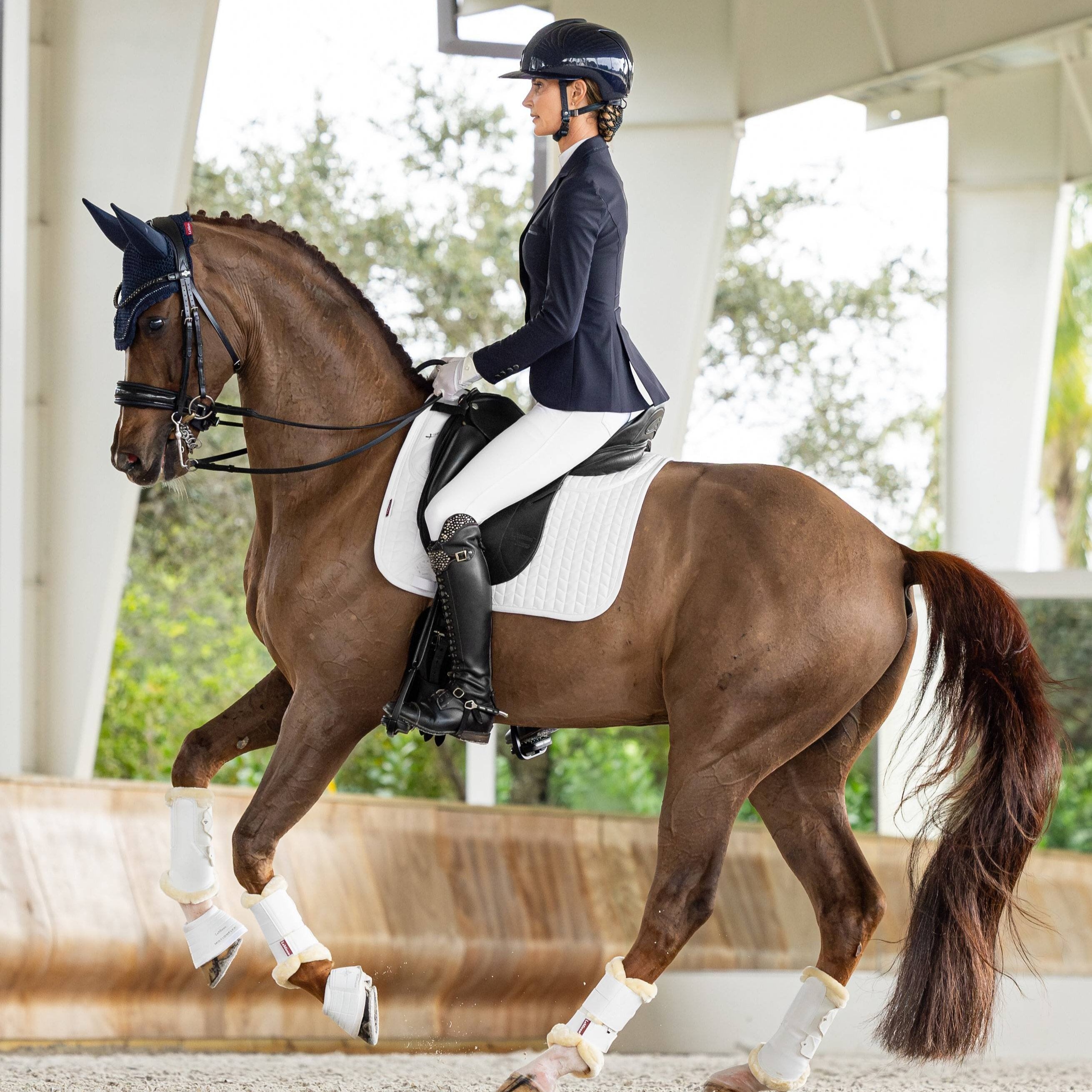 LeMieux ProSorb Plain 2 Pocket Dressage Saddle Pad – Malvern Saddlery