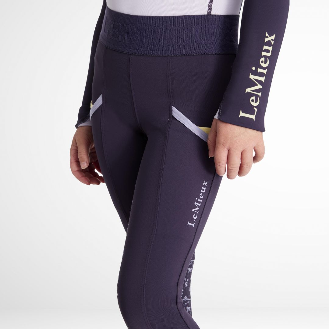 LeMieux Mini Pull On Breech - Juniper Purple | Children's Riding Apparel | Malvern Saddlery