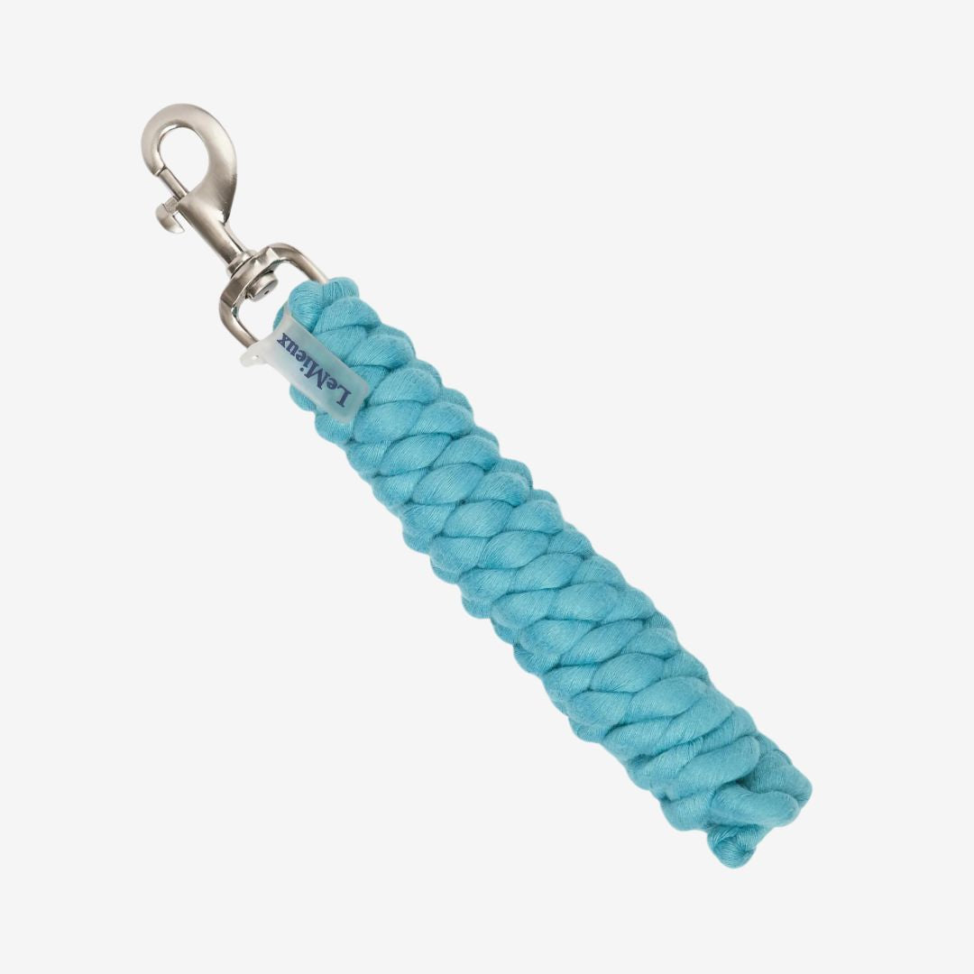 LeMieux Cotton Lead Rope - Lagoon Blue | Halters & Leads | Malvern Saddlery