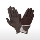 LeMieux Pro Mesh Equestrian Riding Glove - Brown/Almond | Malvern Saddlery