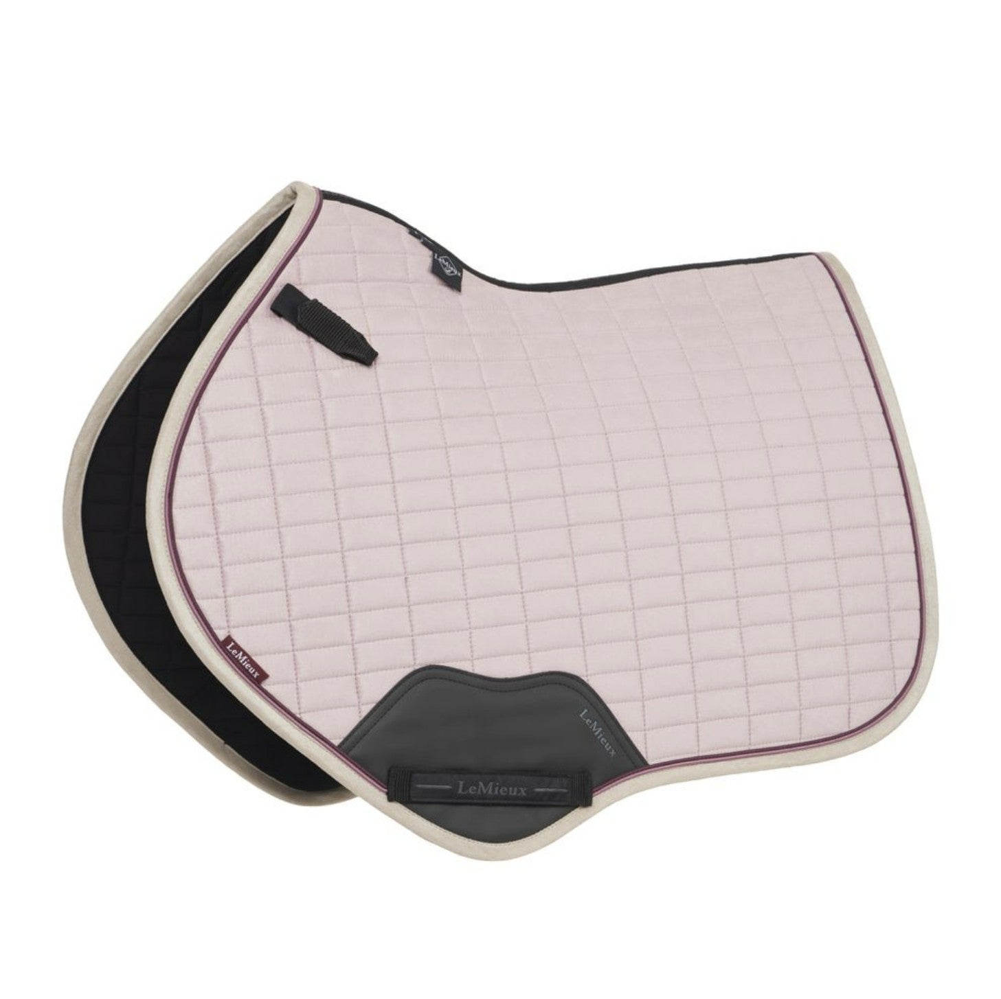 LeMieux Mini Suede Close Contact Saddle Pad - Blossom Pink | Malvern Saddlery