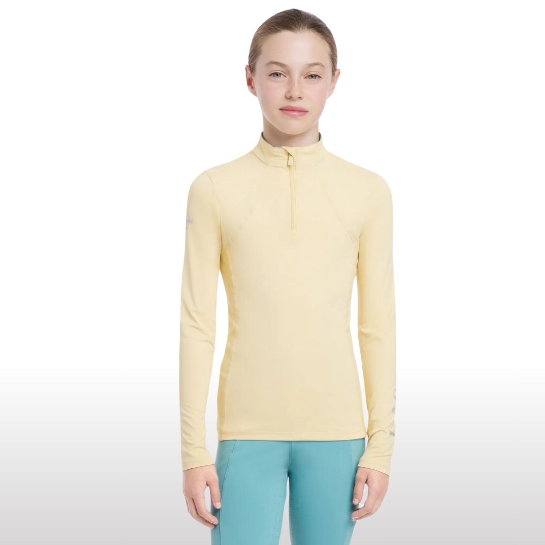 LeMieux Young Rider Base Layer - Mimosa pale yellow  | Malvern Saddlery