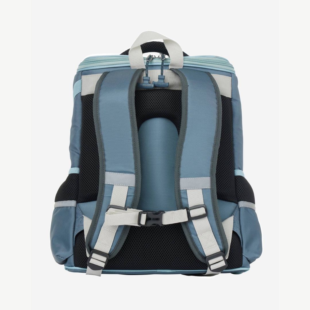 LeMieux Young Rider Backpack - Petrol/Glacier Blue, strap side | Malvern Saddlery