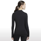 LeMieux Women's Heyden Long Sleeve Base Layer Top - Black, back view | Malvern Saddlery