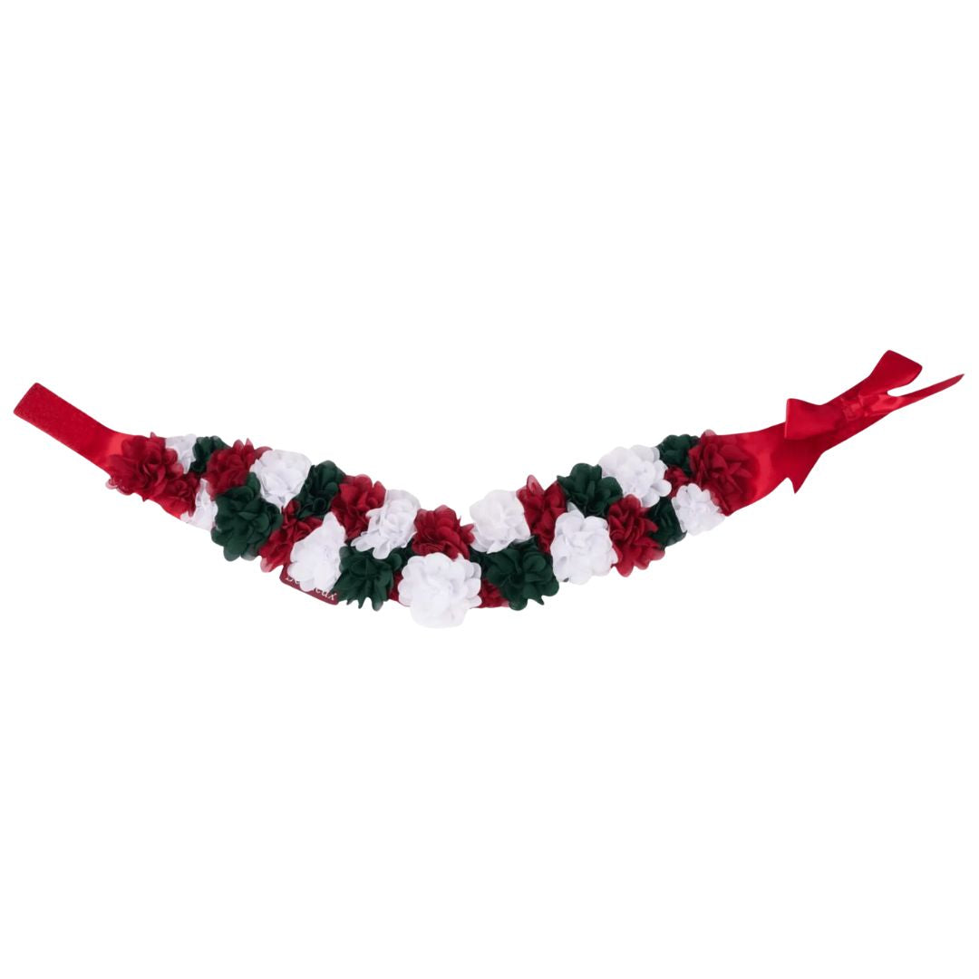 LeMieux Hobby Horse Flower Winner's Sash - Red, White, Green | Malvern Saddlery