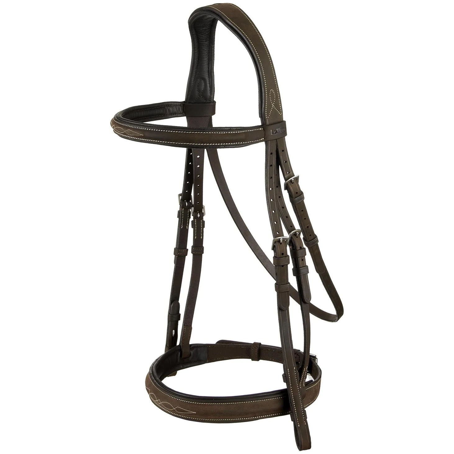 LeMieux Fancy Stitch Hunter Bridle with Laced Reins | Malvern Saddlery