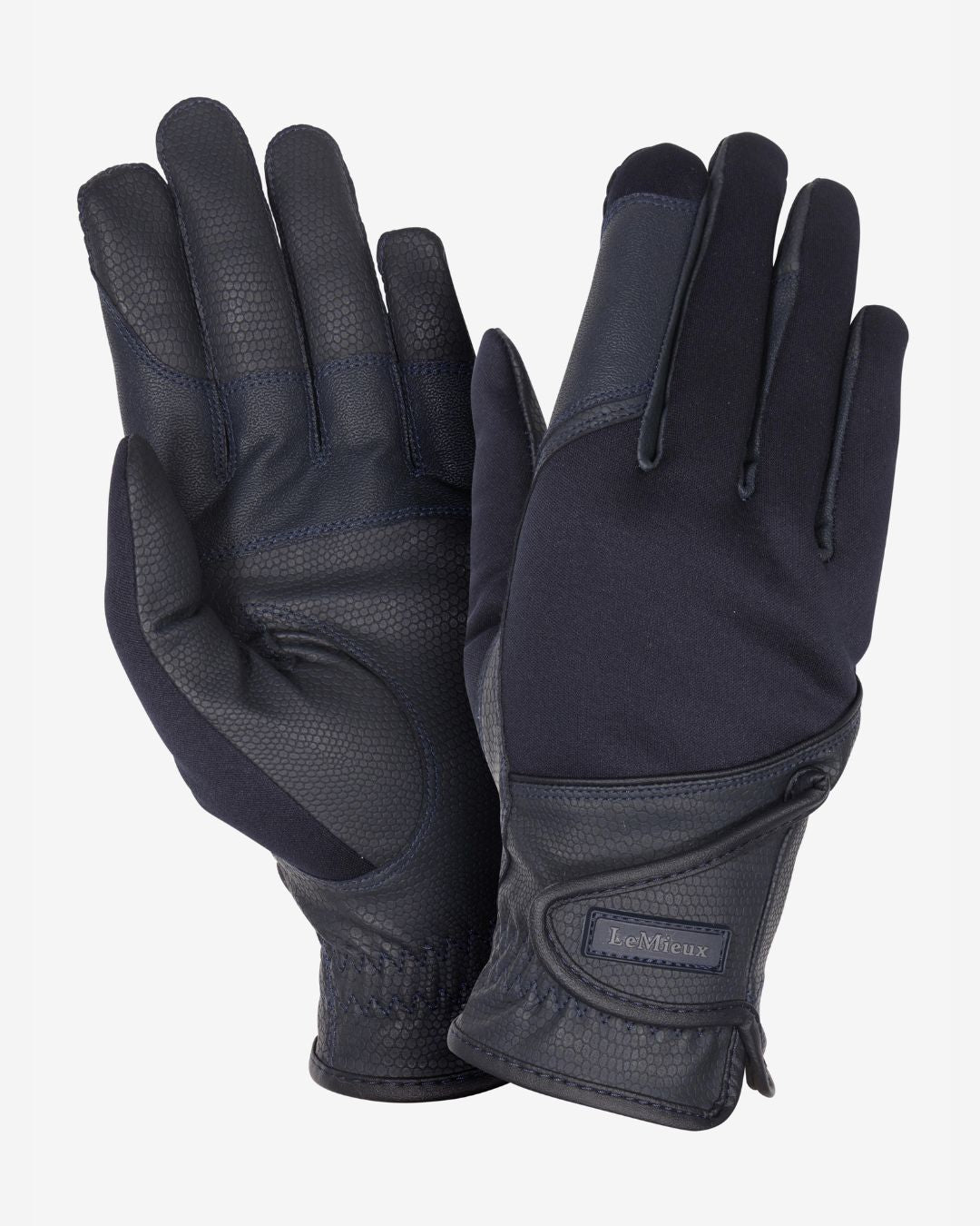 LeMieux Hybrid Riding Gloves - Navy | Malvern Saddlery