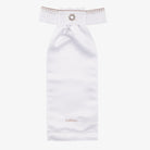 LeMieux Brilliance Stock Tie - White/Espresso | Malvern Saddlery